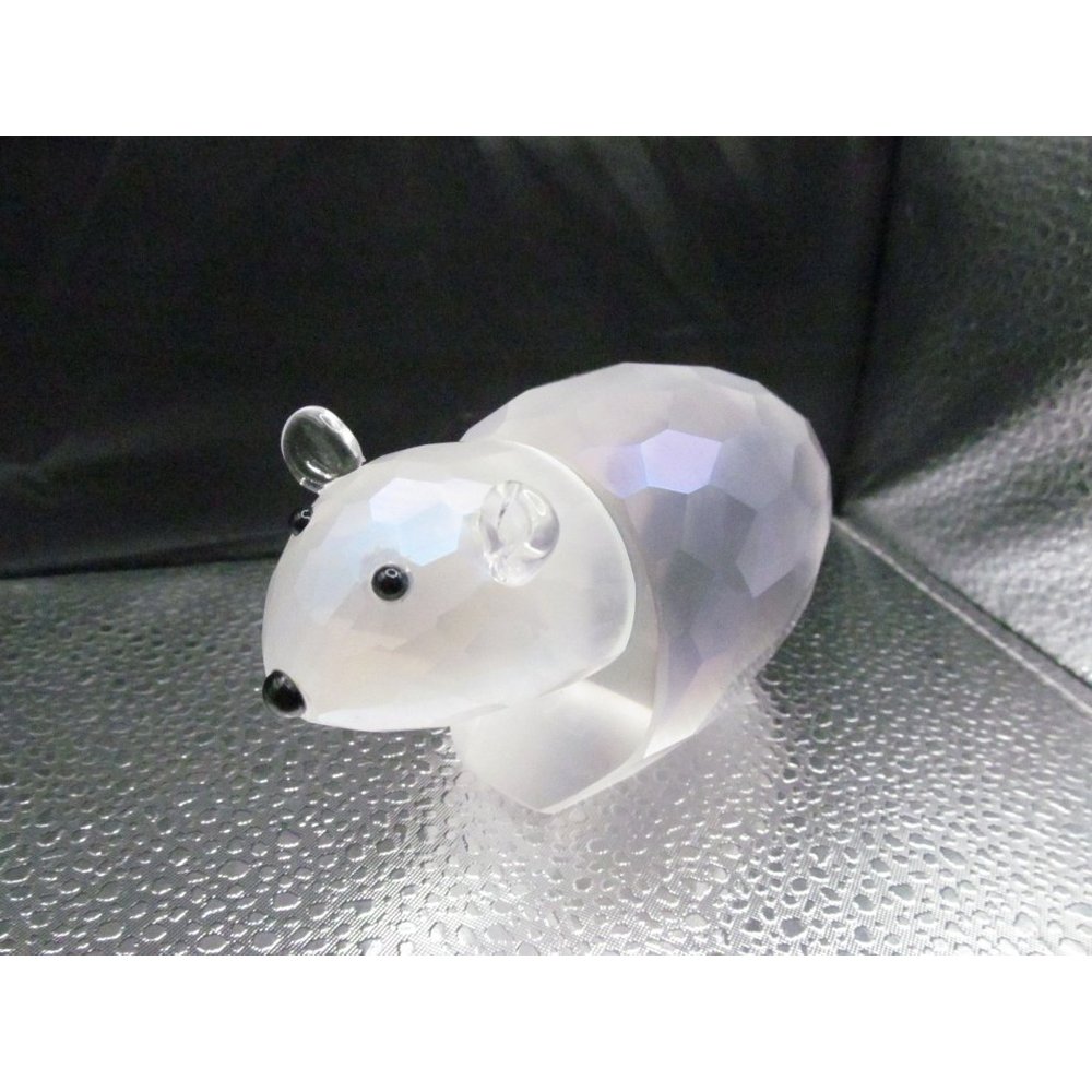 Crystal Polar Bear Paper Weight Figurine by Simon Designs in Original Box